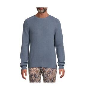 $1,295 NWT Etro Blue Cashmere-Blend Knit Crewneck Sweater Size XXL